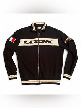 LOOK Black Cycling Track Jacket